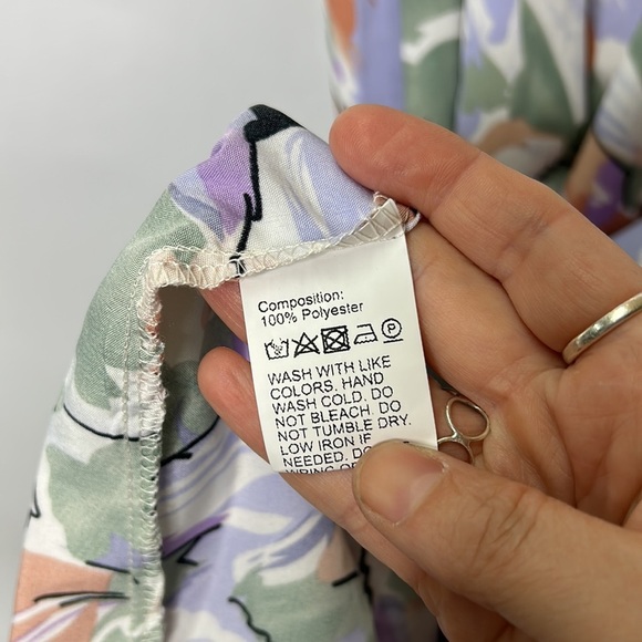 Purple and Pink Flutter Sleeve Maxi Sundress - Picture 10 of 11